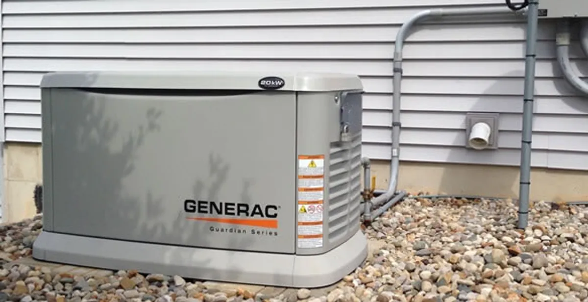 generator installation service featuring outdoor standby generator setup by licensed electricians in Dallas, TX