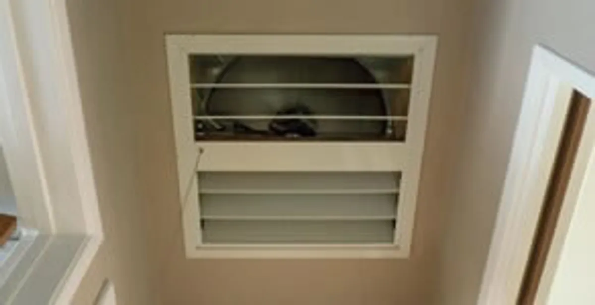 whole house fan installation services with ceiling-mounted ventilation system in Dallas, TX